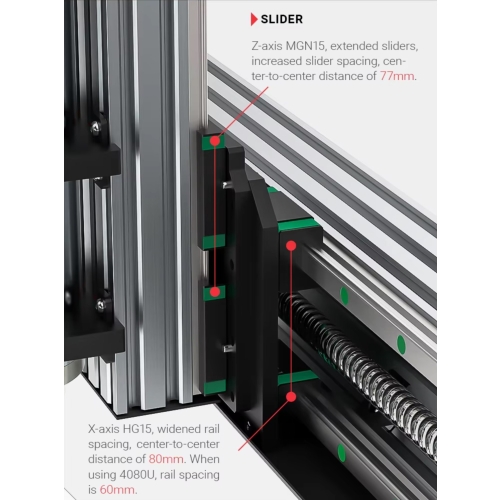 φρέζα χαρακτικής CNC 1515 1500x1500mm 2,2kW + αξεσουάρ